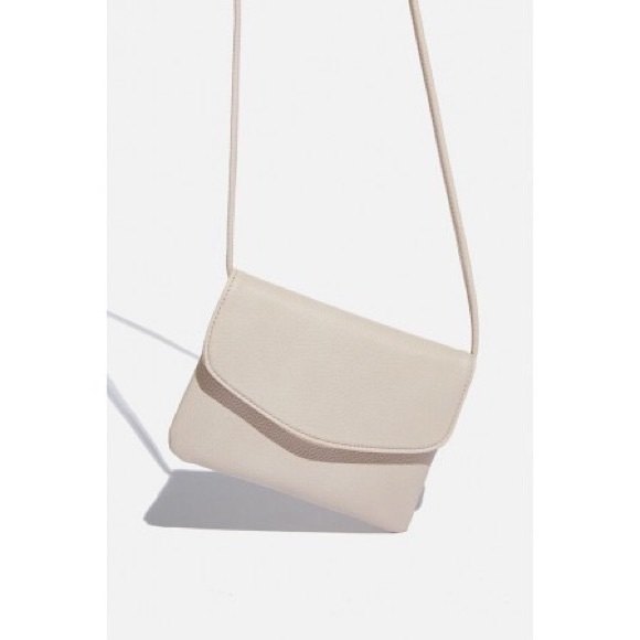 Cotton On Bags Rubi Faux Leather Mikaela Crossbody Bag Cream